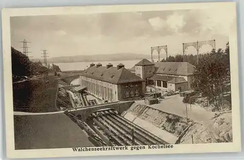 Walchensee Oberbayern Kochelsee Walchenseekraftwerk x 1927