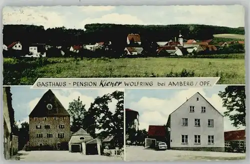Amberg Oberpfalz Amberg Oberpfalz Wolfring Gasthaus Kiener x 1964 / Amberg /Amberg Stadtkreis