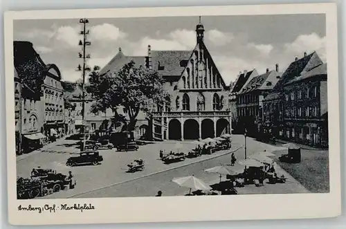 Amberg Oberpfalz Amberg Oberpfalz Marktplatz x 1944 / Amberg /Amberg Stadtkreis