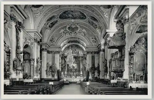 Amberg Oberpfalz Amberg Oberpfalz Bergkirche ungelaufen ca. 1955 / Amberg /Amberg Stadtkreis