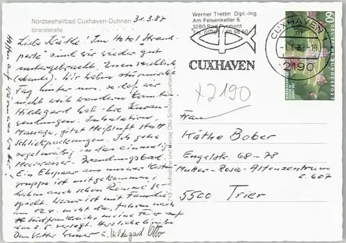 Cuxhaven Nordseebad Cuxhaven Strandstrasse x / Cuxhaven /Cuxhaven LKR