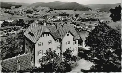 Baiersbronn Schwarzwald Baiersbronn Fliegeraufnahme Erholungsheim Schoenblick * / Baiersbronn /Freudenstadt LKR