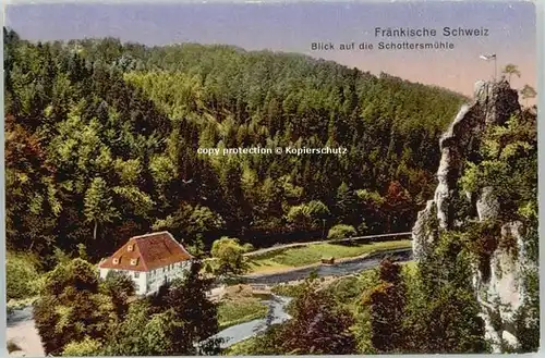 Muggendorf Niederoesterreich Muggendorf Oberfranken [Verlag] Schottersmuehle ungelaufen ca. 1920 / Muggendorf /Niederoesterreich-Sued