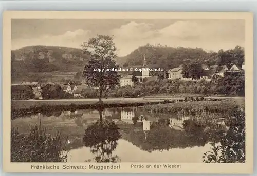 Muggendorf Fraenkische Schweiz Muggendorf Oberfranken Wiesent o 1924 / Wiesenttal /Forchheim LKR