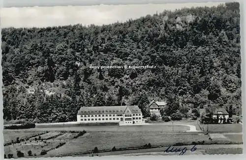 Muggendorf Fraenkische Schweiz Muggendorf Oberfranken Kurheim ungelaufen ca. 1955 / Wiesenttal /Forchheim LKR