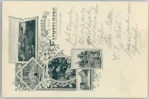 Fichtelberg Weissmainfelsen Mainquelle x 1898