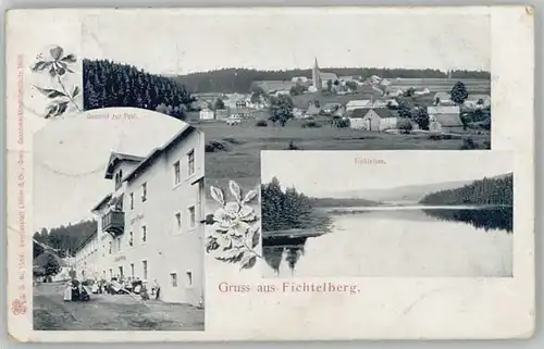 Fichtelberg Gasthof zur Post Fichtelsee x 1911
