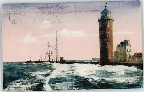 Cuxhaven Leuchtturm Telegraphengebaeude x