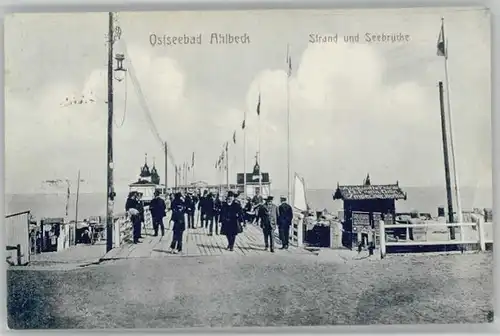 Ahlbeck Ostseebad Insel Usedom Ahlbeck Seebad Strand Seebruecke x / Heringsdorf Insel Usedom /Ostvorpommern LKR