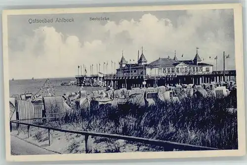 Ahlbeck Ostseebad Insel Usedom Ahlbeck Seebad Seebruecke x / Heringsdorf Insel Usedom /Ostvorpommern LKR