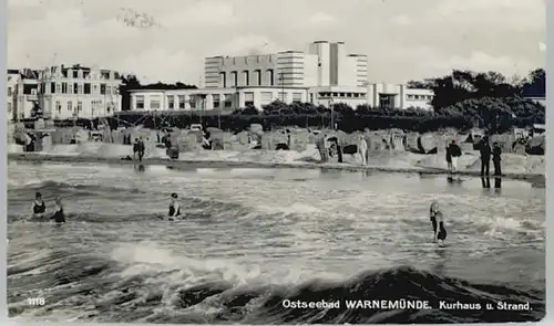 Warnemuende Ostseebad Warnemuende Kurhaus Strand x / Rostock /Rostock Stadtkreis