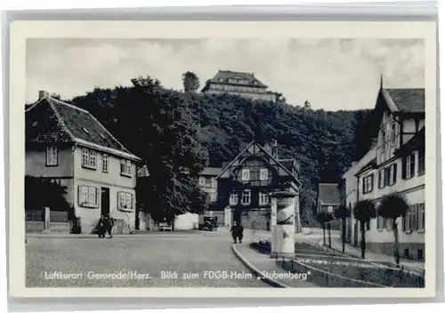 Gernrode Harz Gernrode Harz FDGB Heim Stubenberg x / Gernrode Harz /Harz LKR