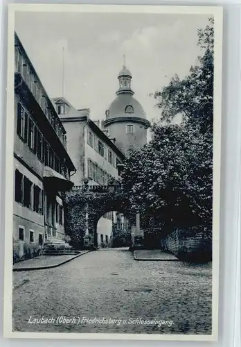 Laubach Hessen Laubach Friedrichsburg Schlosseingang * / Laubach /Giessen LKR