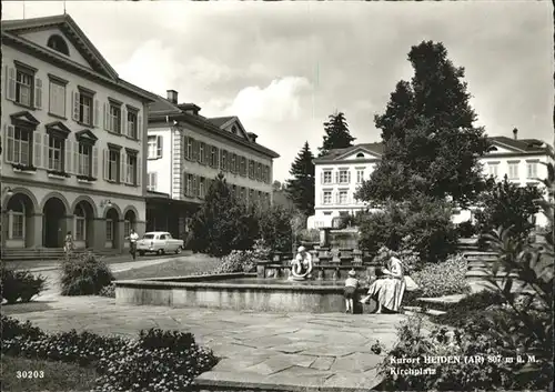 Heiden AR Kirchplatz Brunnen / Heiden /Bz. Vorderland