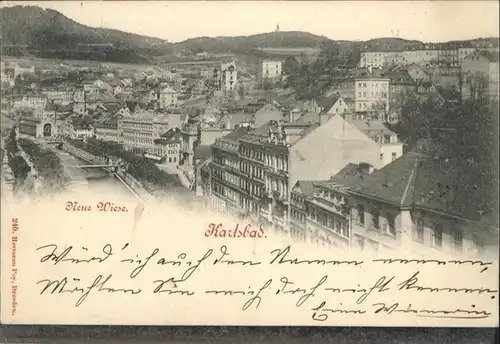 Karlsbad Eger Boehmen Neue Wiese / Karlovy Vary /
