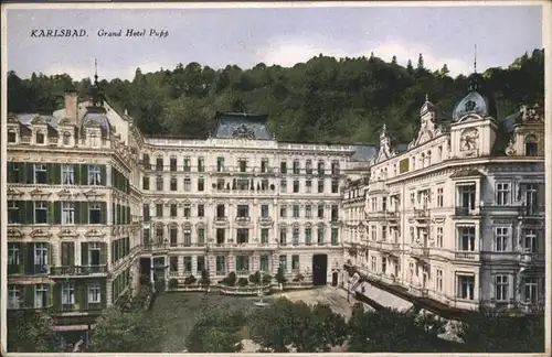 Karlsbad Eger Boehmen Grand Hotel Pupp / Karlovy Vary /