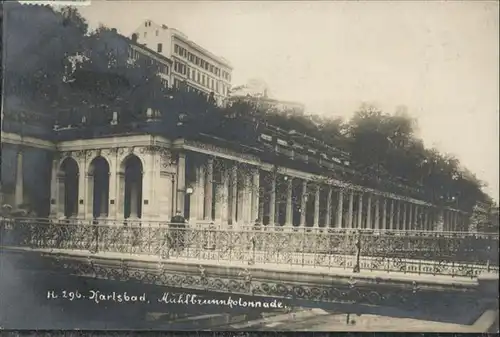 Karlsbad Eger Boehmen Muehlbrunnen Kolonnade / Karlovy Vary /