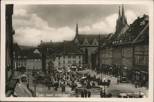 Eger Tschechien Boehmen Brunnen / Cheb /