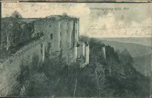 Hohkoenigsburg Haut-Koenigsbourg bei St Pilt / Orschwiller /Arrond. de Selestat-Erstein