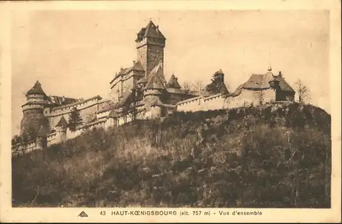 Hohkoenigsburg Haut-Koenigsbourg  / Orschwiller /Arrond. de Selestat-Erstein