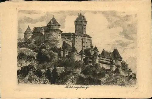 Hohkoenigsburg Haut-Koenigsbourg  / Orschwiller /Arrond. de Selestat-Erstein