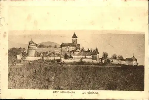 Hohkoenigsburg Haut-Koenigsbourg  / Orschwiller /Arrond. de Selestat-Erstein