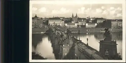 Prag Prahy Prague Palackybruecke / Praha /