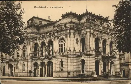 Karlsbad Eger Boehmen Stadttheater / Karlovy Vary /