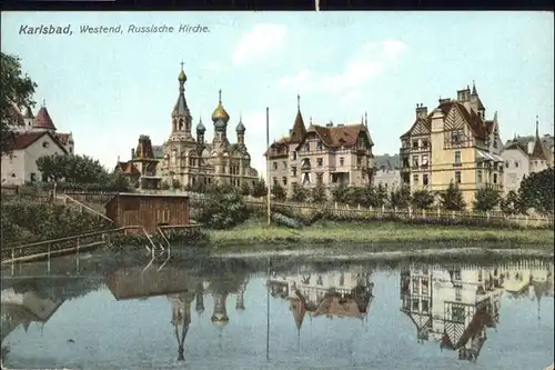 Karlsbad Eger Boehmen Russische Kirche  / Karlovy Vary /