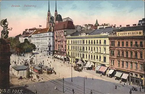 Bruenn Brno Bahnring Strassenbahn Egon Huber  / Brno /Brno-mesto