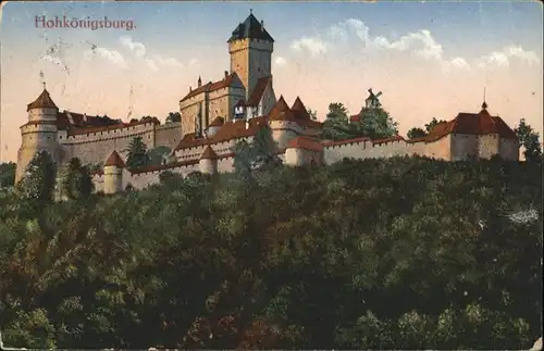 Hohkoenigsburg Haut-Koenigsbourg Burg / Orschwiller /Arrond. de Selestat-Erstein