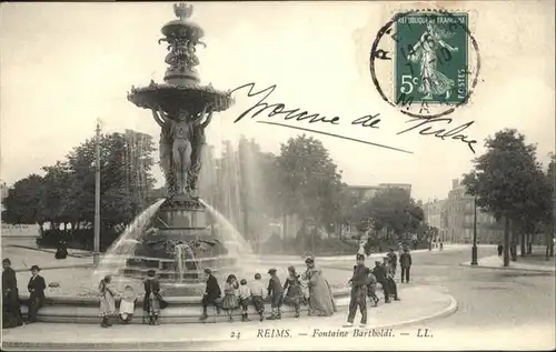 Reims Champagne Ardenne Fontaine Bartboldi / Reims /Arrond. de Reims