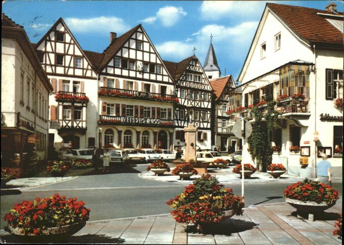 Bad Orb Marktplatz Naturpark Spessart / Bad Orb /MainKinzigKreis LKR