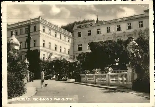 Karlsbad Eger Boehmen Richmond Parkhotel / Karlovy Vary /