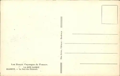 Biarritz Pyrenees Atlantiques La Cote Basque Port / Biarritz /Arrond. de Bayonne