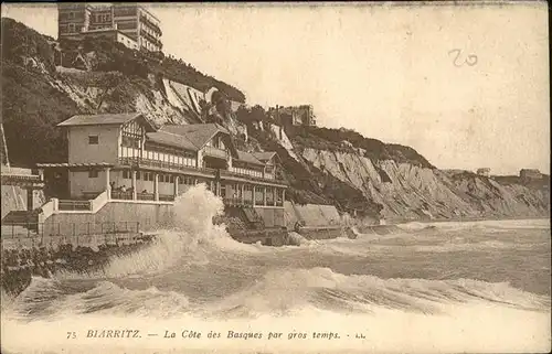 Biarritz Pyrenees Atlantiques Cote des Basques temps / Biarritz /Arrond. de Bayonne