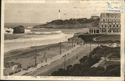 Biarritz Pyrenees Atlantiques Boulevard Plage le Phare / Biarritz /Arrond. de Bayonne