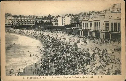 Biarritz Pyrenees Atlantiques Casino Municipal Grande Plage / Biarritz /Arrond. de Bayonne