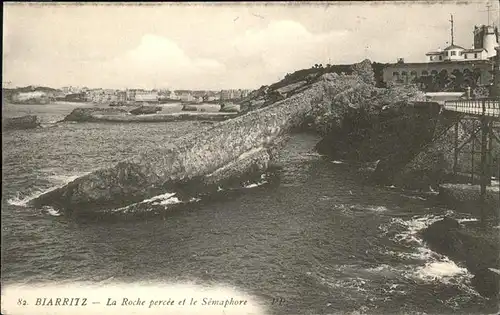 Biarritz Pyrenees Atlantiques La Roche Semaphore / Biarritz /Arrond. de Bayonne