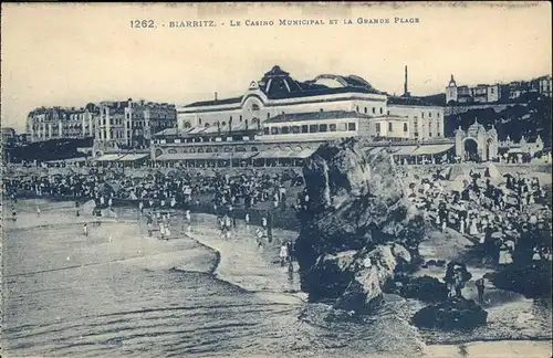 Biarritz Pyrenees Atlantiques Casino Municipal Grande Plage / Biarritz /Arrond. de Bayonne