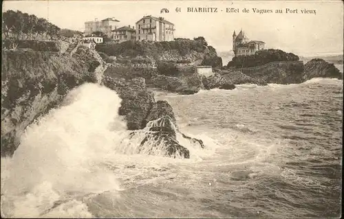 Biarritz Pyrenees Atlantiques Vaugues au Port vieux / Biarritz /Arrond. de Bayonne