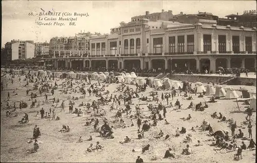 Biarritz Pyrenees Atlantiques Casino Municipal, Plage / Biarritz /Arrond. de Bayonne