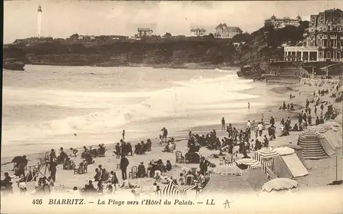 Biarritz Pyrenees Atlantiques Plage Hotel du Palais / Biarritz /Arrond. de Bayonne