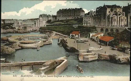 Biarritz Pyrenees Atlantiques Eglise Sainte Eugenie Hotel Angleterre / Biarritz /Arrond. de Bayonne