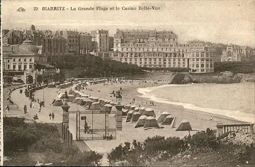 Biarritz Pyrenees Atlantiques Grande Plage Casino Belle Vue / Biarritz /Arrond. de Bayonne