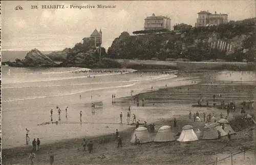 Biarritz Pyrenees Atlantiques Perspective Miramar / Biarritz /Arrond. de Bayonne