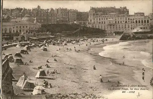 Biarritz Pyrenees Atlantiques Grande Plage  / Biarritz /Arrond. de Bayonne