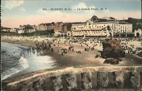 Biarritz Pyrenees Atlantiques Grande Plage / Biarritz /Arrond. de Bayonne