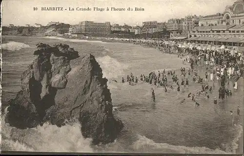 Biarritz Pyrenees Atlantiques Grande Plage  / Biarritz /Arrond. de Bayonne