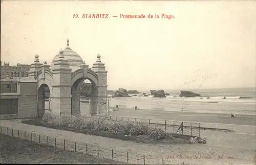 Biarritz Pyrenees Atlantiques Promenade de la Plage / Biarritz /Arrond. de Bayonne